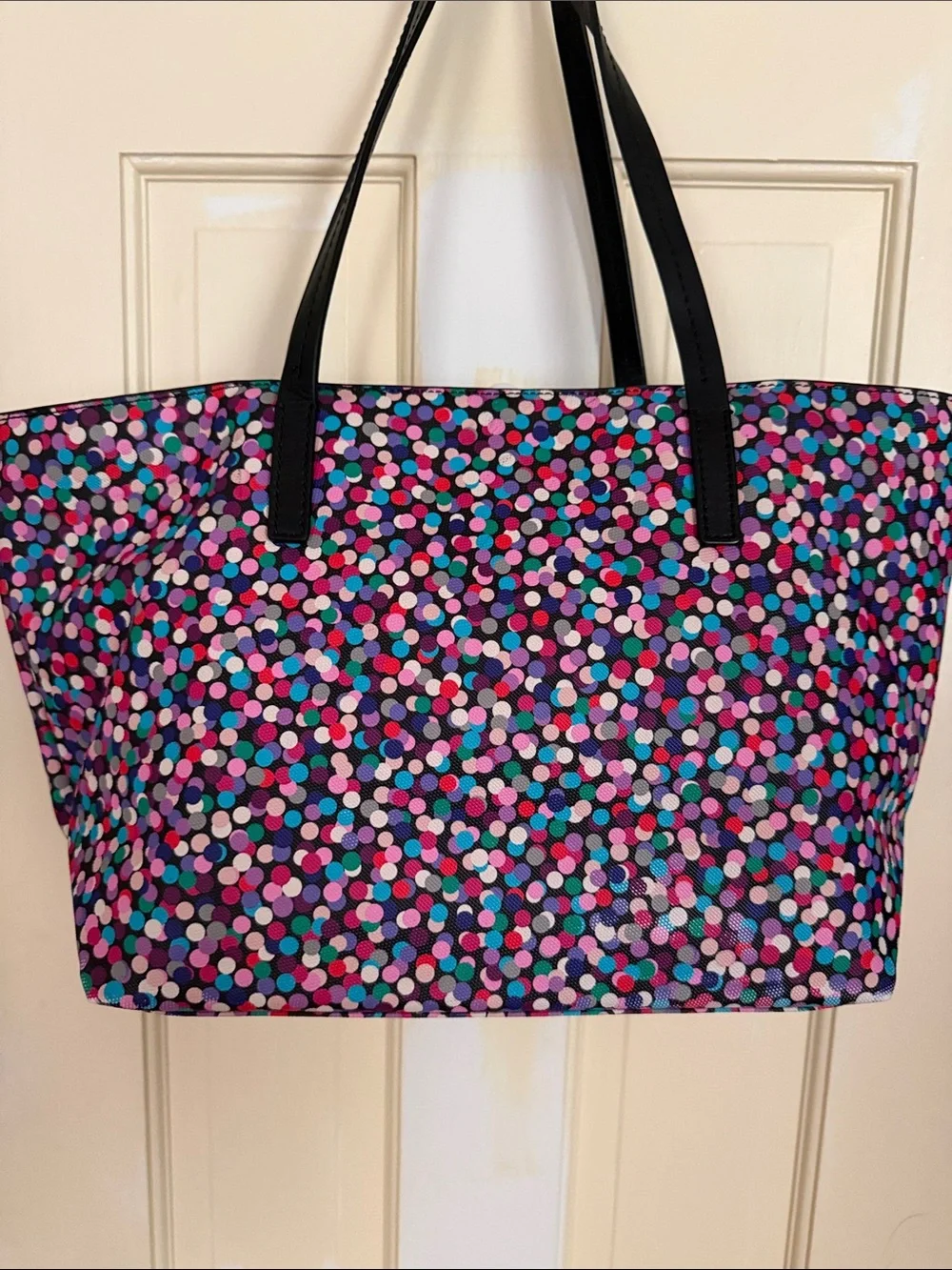 KATE SPADE Confetti Hawthorne Colorful Tote